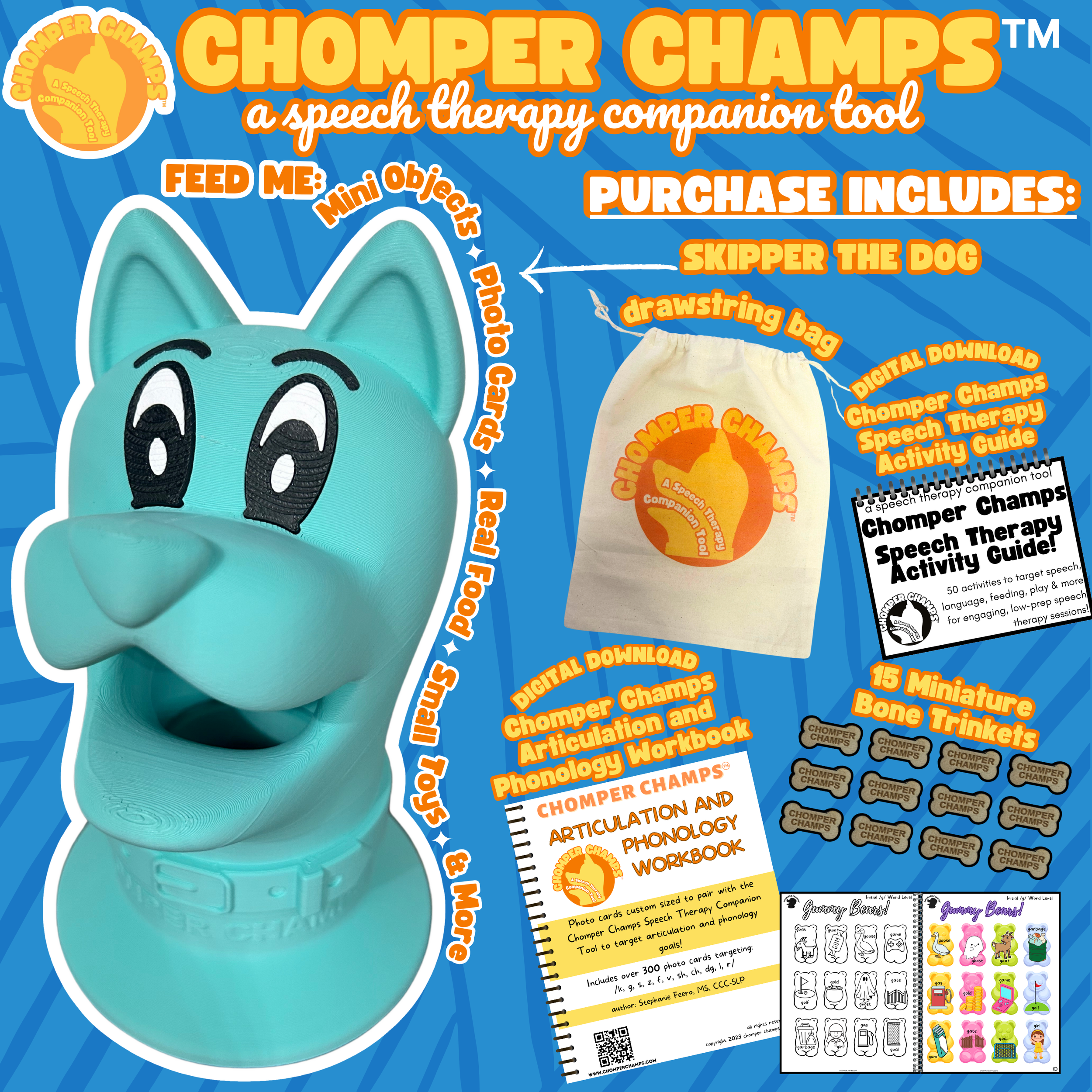 A Speech Therapy Companion Tool — CHOMPER CHAMPS